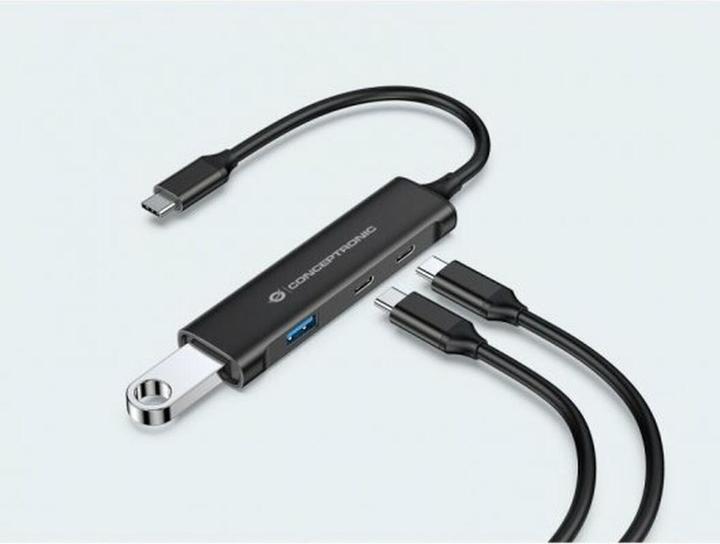 Immagine prodotto Conceptronic Hubbies 12B Hub (USB-C, 4 porte)