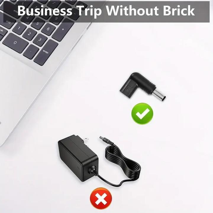 Produktbild PhoneLook 6er Set USB-C zu DC Adapter, verschiedene Anschlüsse, Router Ladeanschluss 3.0x1.1 bis 5.5x2.1mm, Da (USB-C)