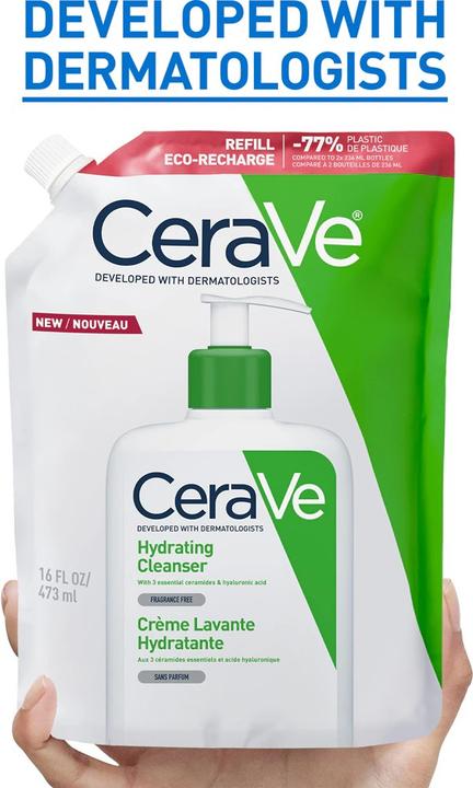 Image du produit CeraVe Recharge Hydra Cleans (Lotion nettoyante, 473 ml)