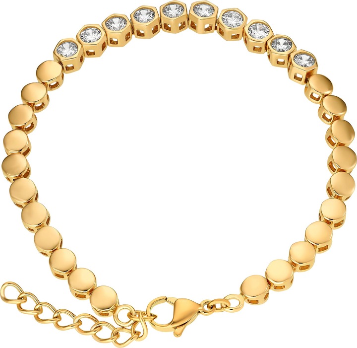 Actual product image Heideman Edda gold coloured (100% stainless steel)