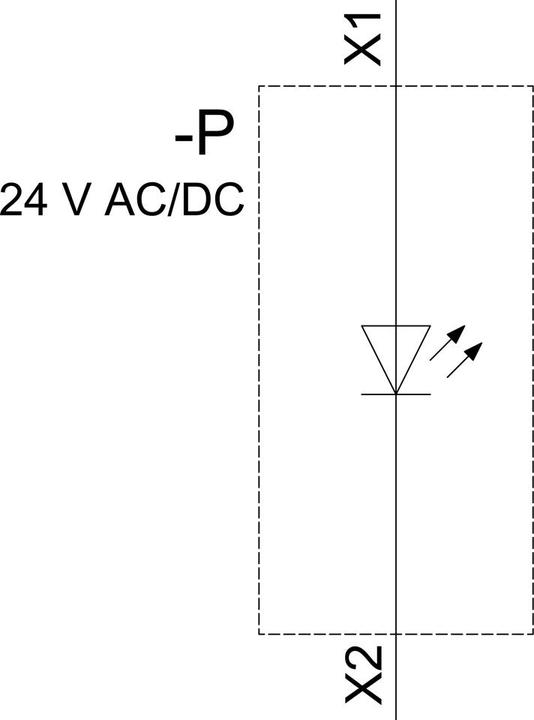 Immagine prodotto Siemens Modulo LED blu per montaggio su piastra anteriore