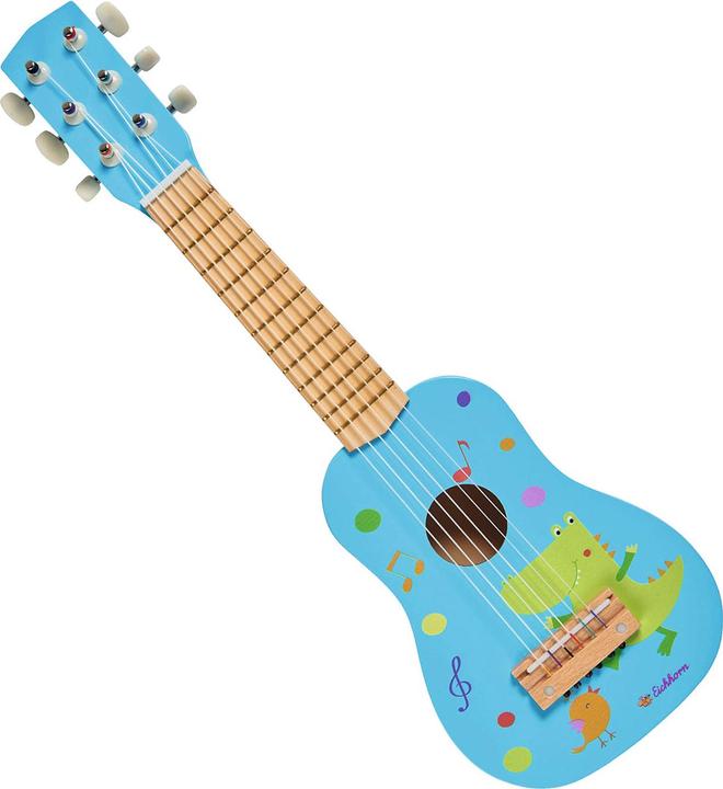 Actual product image Eichhorn Music wooden guitar (German, French, English, Italian)