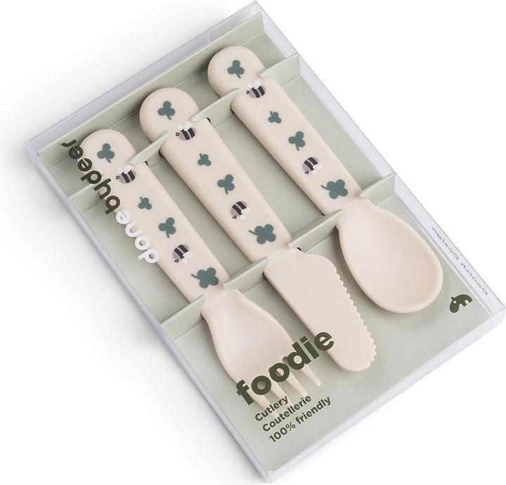 Produktbild Done by Deer Esslernbesteck 3-tlg. Besteck-Set Foodie - Tiny Farm -