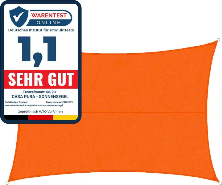 Actual product image Casa Pura Sonnensegel (3 x 5 m)