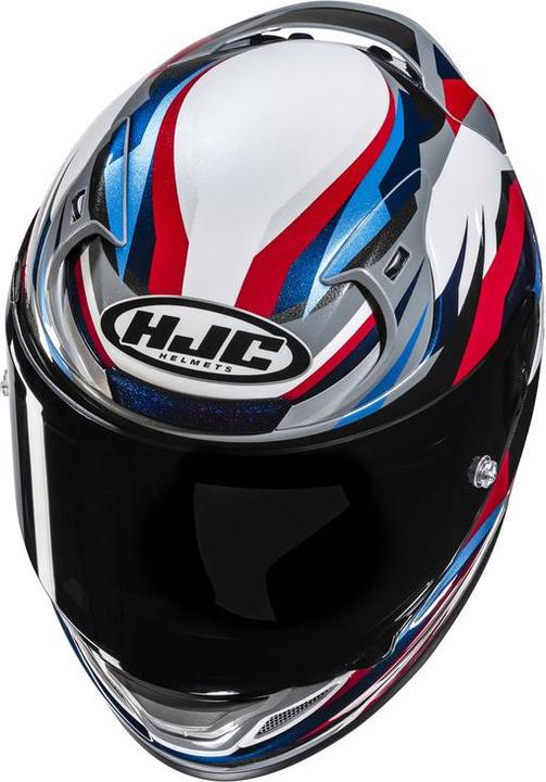 Actual product image HJC RPHA 12 DRAVIX MC21 Integralhelm Weiss / Rot / Blau M (M, 57 - 58 cm)