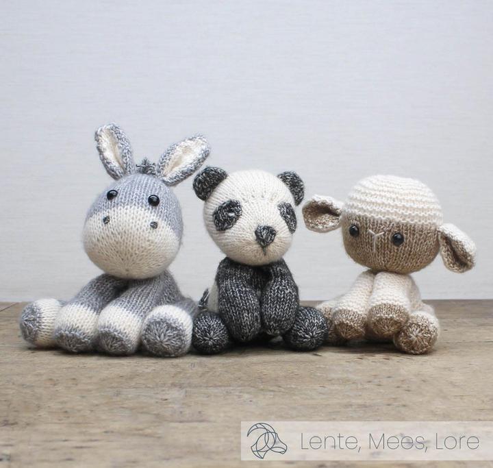 Produktbild Hardicraft Panda Mees - Strickset