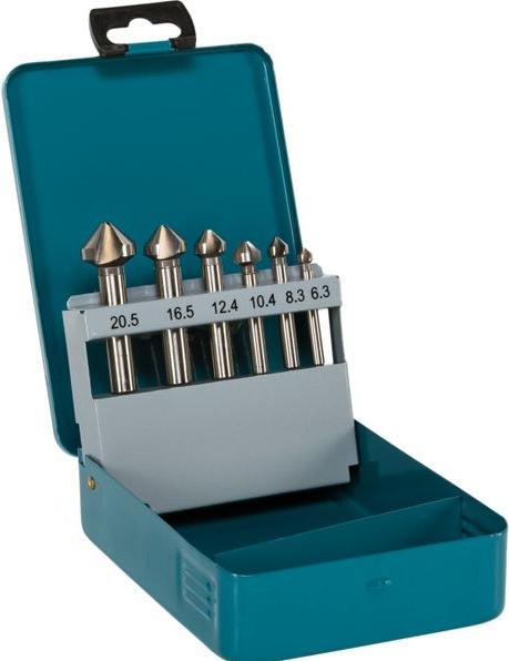 Produktbild Makita Senkerset 6tlg HSS (10.4 mm, 12.4 mm, 16.5 mm, 20.5 mm, 6.3 mm, 8.3 mm)