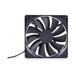 Alphacool Core 140mm Lüfter PWM 2000rpm (140x140x25mm) (140 mm), PC Lüfter, Schwarz
