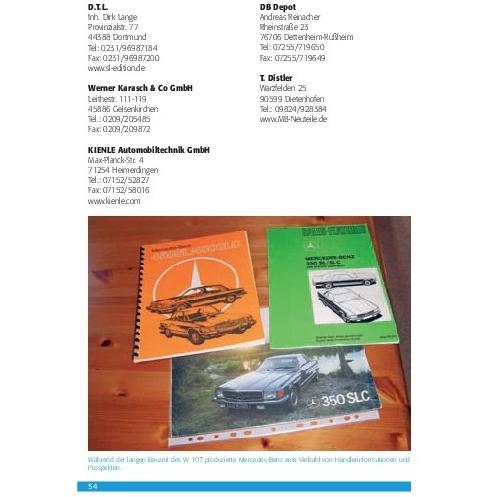 Thumbnail - Mercedes-Benz 280-560 SL & SLC (R/C 107), Ratgeber von Chriss Brass