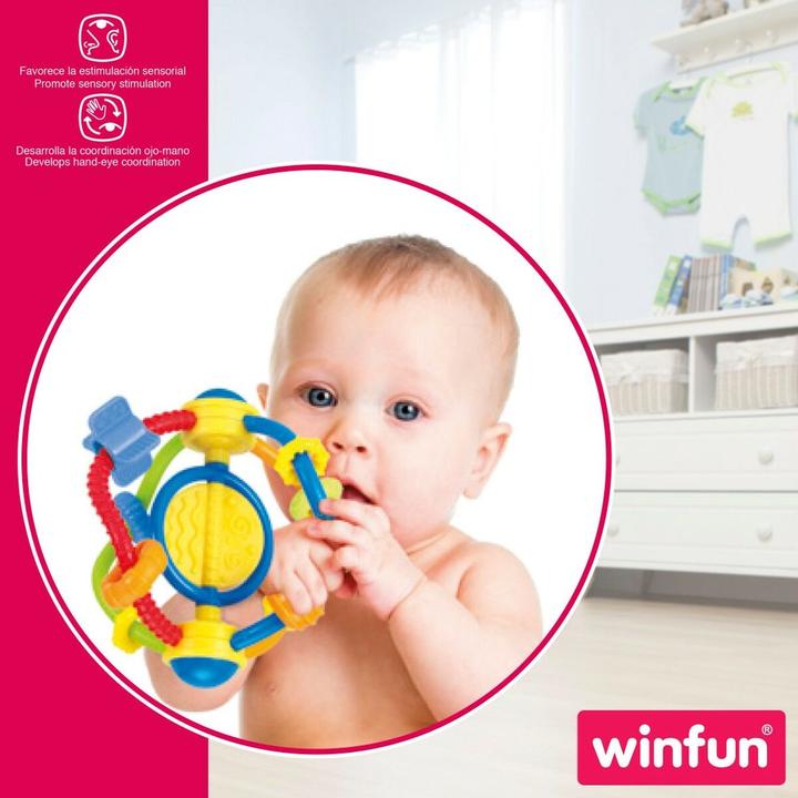 Productafbeelding Winfun Rassel Kunststoff 12 x 13,5 x 12 cm (12 Stück)