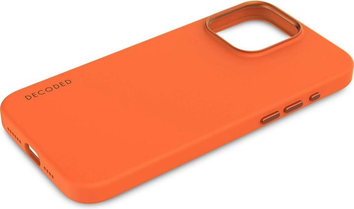 Actual product image Decoded AntiMicrobial Silicone Backcover iPhone 15 Pro Max Apricot (Apple iPhone 15 Pro Max)