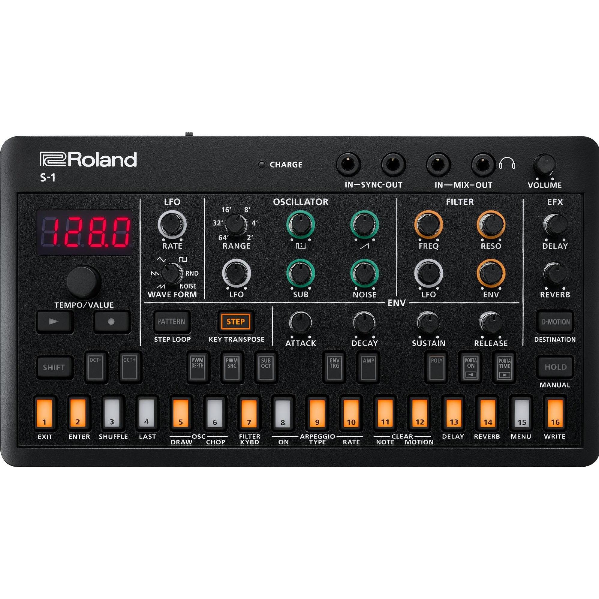 Roland Sintetizzatore S-1 Tweak, Sintetizzatore, Verde, Nero