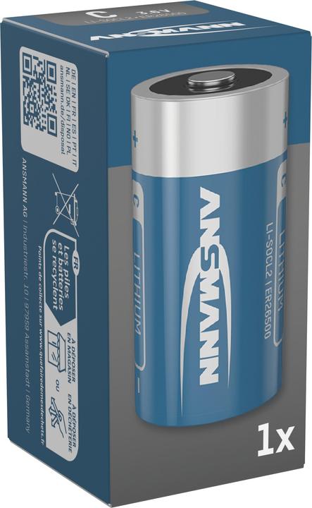 Produktbild Ansmann Lithium-Thionylchlorid (1 Stk., C, 8500 mAh)