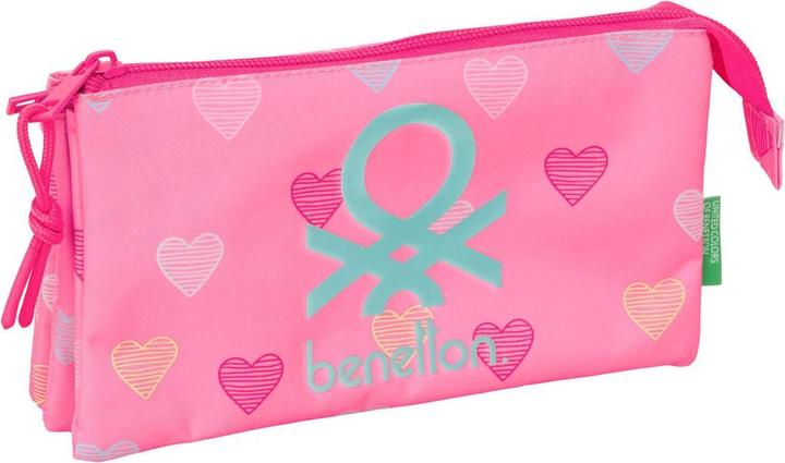Benetton Allzwecktasche Heart Rosa 22 x 12 x 3 cm