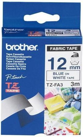 Produktbild Brother TZ-FA3 12mmx3m, blau/weiss (25.10 cm, Blau)