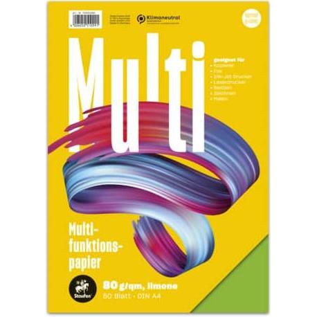 Staufen, Kopierpapier, Multifunktionspapier 7X 734051099 A4 80g limone 50Bl. (80 g/m², 50 x, A4)