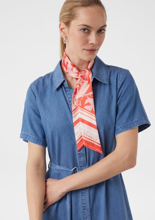 Actual product image Comma Tuch Gemustertes Halstuch aus Seide