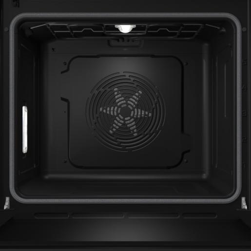 Actual product image Hisense Backofen Pyrolyse BlackGlass HI8 BI 614P8B Glasfront schwarz