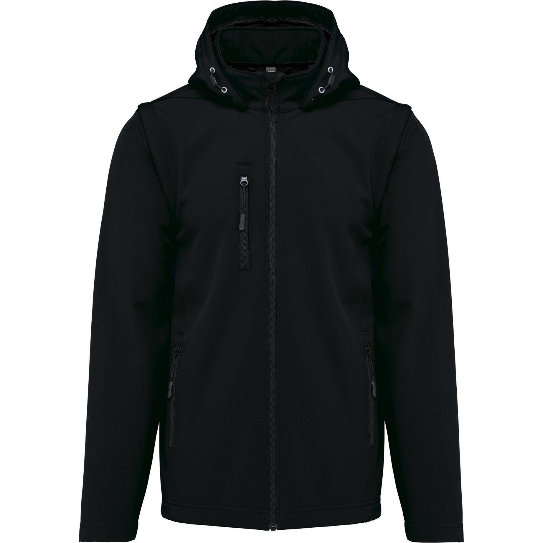 Kariban, Herren, Jacke, Softshell (XXL), Schwarz, XXL