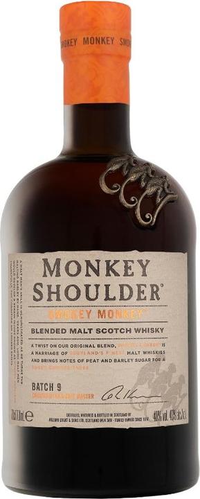 Produktbild Monkey Shoulder Smokey Monkey Batch 9 (Scotch Whisky, Blended Whisky, 1 x 70 cl)