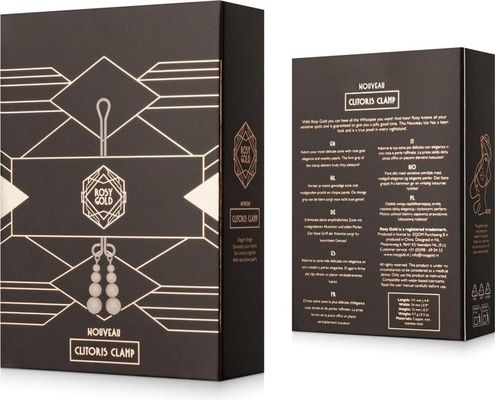 Produktbild Rosy Gold Klitorisklemme Dezentes Gewicht