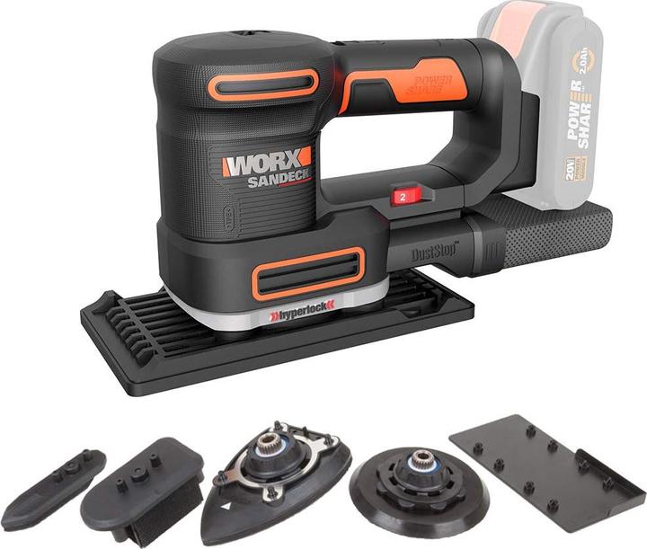 Produktbild Worx WX820.9 20V Akku-Multifunktionsschleifer (Multischleifer)