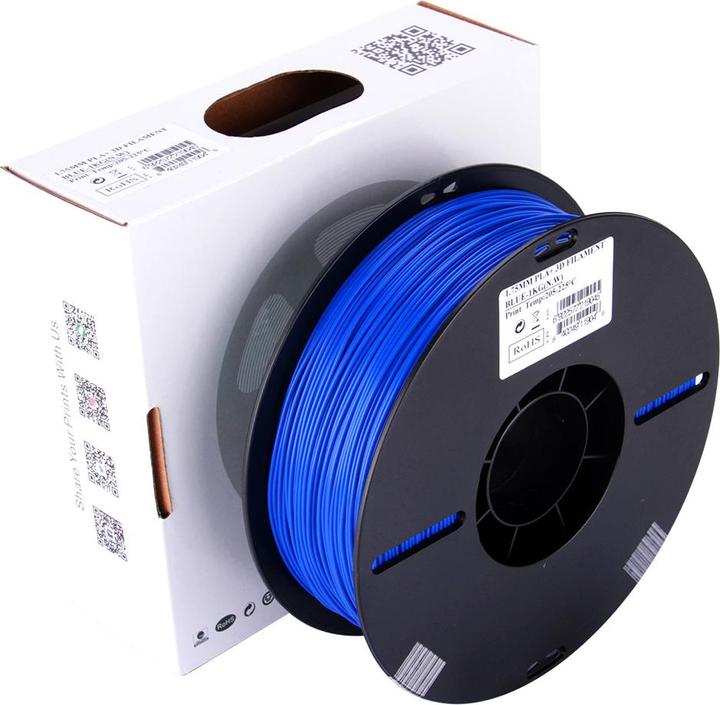 Produktbild eSUN PLA+ 1.75mm Blau 1Kg (PLA+, 1.75 mm, 1000 g)