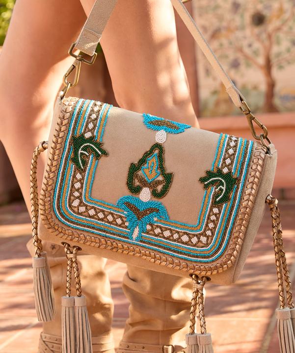 Immagine prodotto Joe Browns Braided Suede Beaded Crossbody Bag