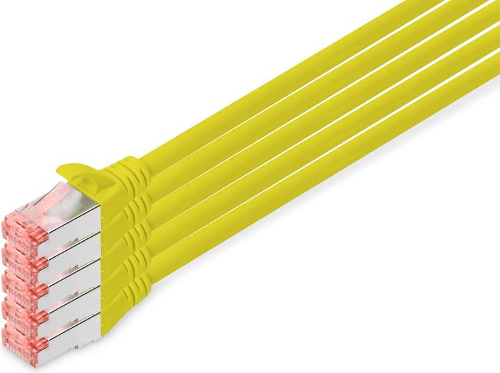Immagine prodotto Digitus Cavo adattatore CAT5e S-FTP, 10m, giallo (S/FTP, CAT6, 10 m)