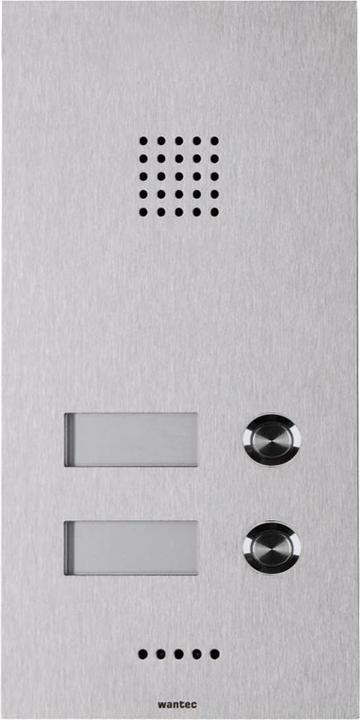 Actual product image Wantec Stainless steel, LED, 2 button