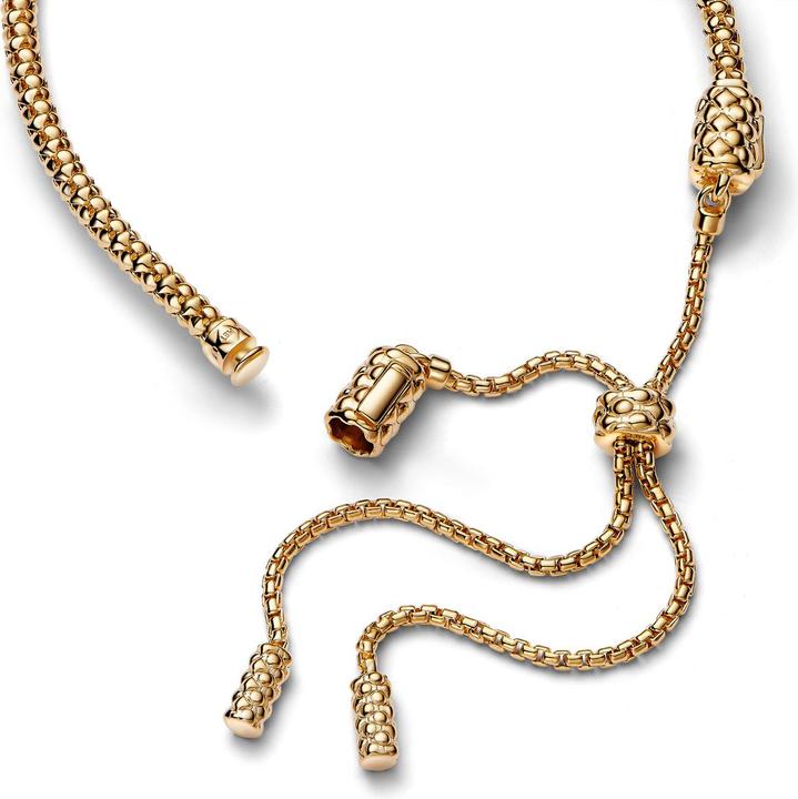 Image du produit Pandora Moments Bracelet serpent or (28 cm, Métal, Plaqué or)