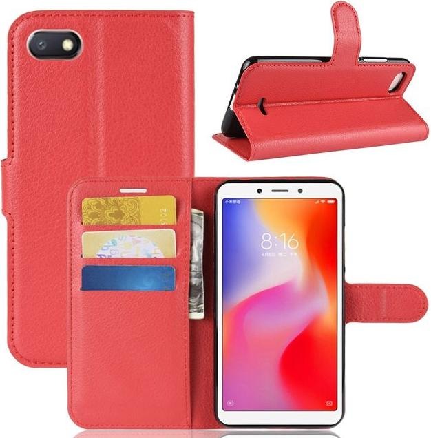 Produktbild MU Classic Litchi Leder Bookcover Series (Xiaomi Redmi 6A)