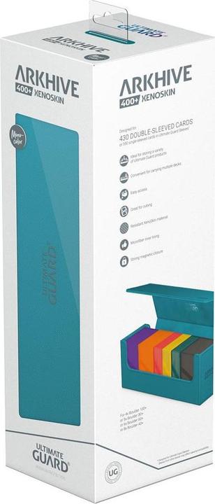 Produktbild Ultimate Guard Kartenbox XenoSkin Arkhive Monocolor 400+ Petrolblau
