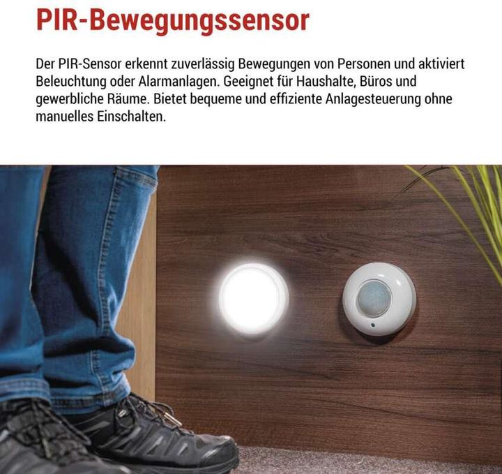 Produktbild Emos Bewegungsmelder (PIR-Sensor) IP20 1200W Weiss (6 m)