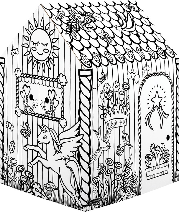 Image du produit Fellowes Spielhaus BANKERS BOX 1232401 Einhorn 121x97x81cm