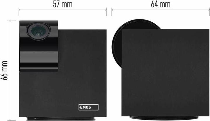 Immagine prodotto Emos Telecamera di sorveglianza rotante GoSmart IP-110 CUBE con WiFi (2304 x 1296 Pixels)