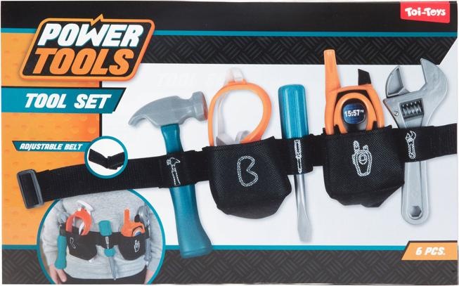 Produktbild Toi-Toys BEMIRO Werkzeug Spielzeug Kinder Power Tools - 6-teilig, Kinder Handwerker Set, Werkzeug Se
