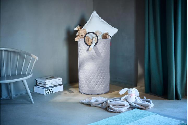 Actual product image reisenthel Laundry Basket Frame Rhombus 65 l, Light Grey (65 l)