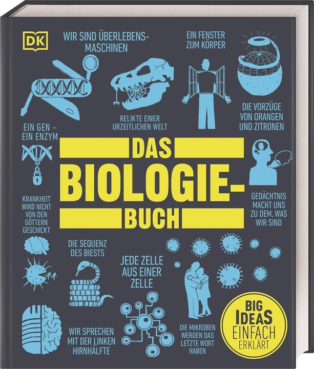 Actual product image Big Ideas. Das Biologie-Buch (German, Derek Harvey., John Farndon, Michael Bright, Robert Dinwiddie, Robert Snedden, Steve Parker., Tim Harris, Tom Jackson, 2022)