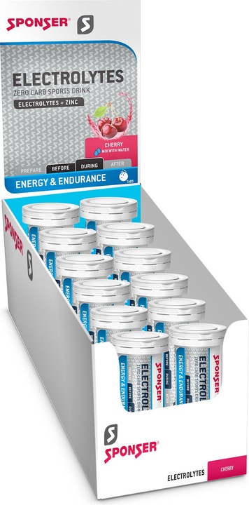 Actual product image Sponser Electrolytes Tabs (Cherry, 1 x)