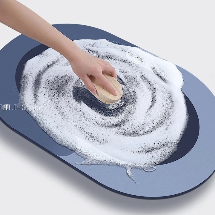 Produktbild Alopini Absorbierende Badematte Anti-Rutsch-Duschteppich Schnell trocknende Badematten Küche Eingang (40 x 60 cm)