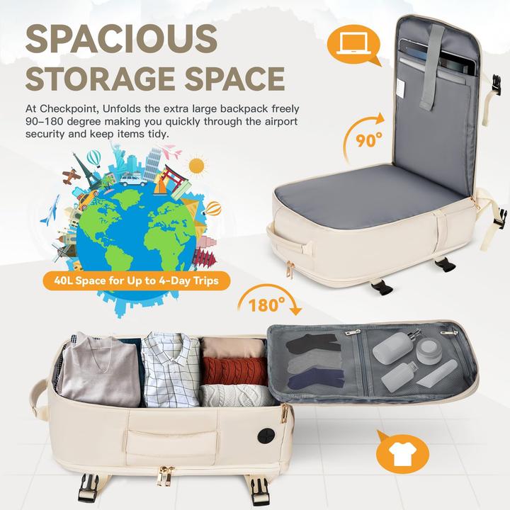 Produktbild Only-Bags.Store Handgepäck Flugzeug Reiserucksack, Handgepäck Rucksack