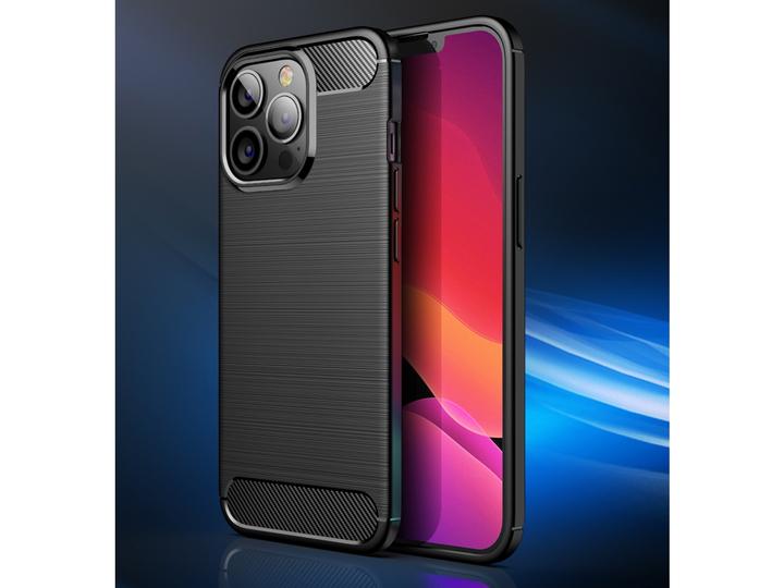 Produktbild Screenguard Carbon Brushed Soft TPU Case (Apple iPhone 14 Pro)