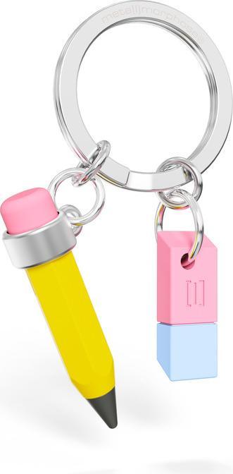 Actual product image Metalmorphose Keyring Pencil & Eraser