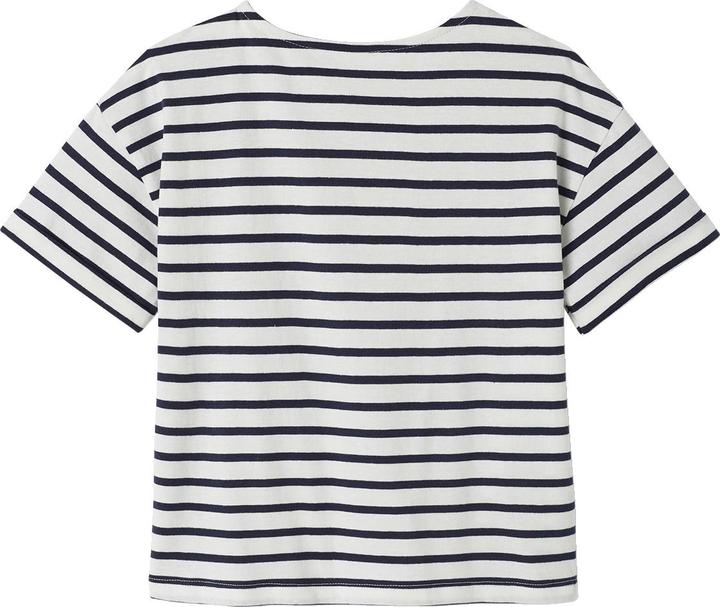 Produktbild Vertbaudet Geringeltes Mädchen T-Shirt mit Recycling-Baumwolle (146, 152)