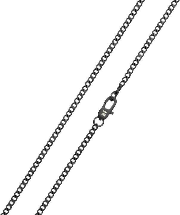 Produktbild K12 - Black Cuban Chain - 2 mm (ohne Messing, Chirurgenstahl 316L)