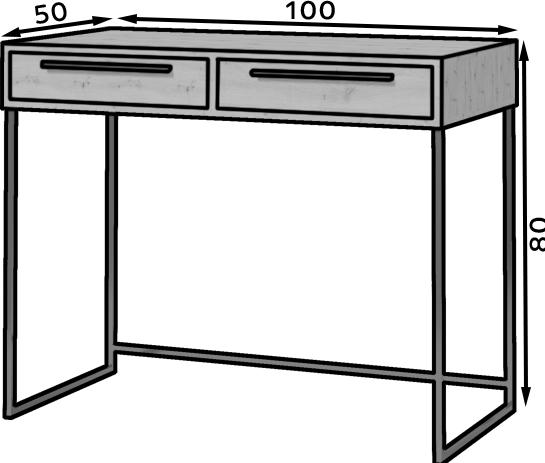 Immagine prodotto ADRK Furniture Scrivania ARIA