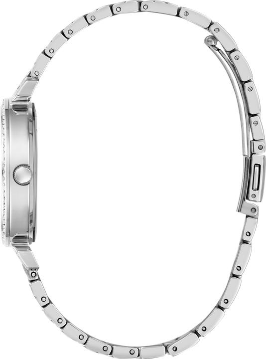 Immagine prodotto Guess P SLV CS W/ CRYS / SUN SLV GLITZ DL / P SLV BRCT W/ CRYS Orologio da polso (Orologio con pietra preziosa, 32 mm)
