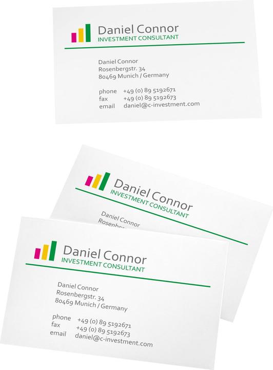 Image du produit Sigel Cartes de visite 3C (190 g/m², 400 x, A4)