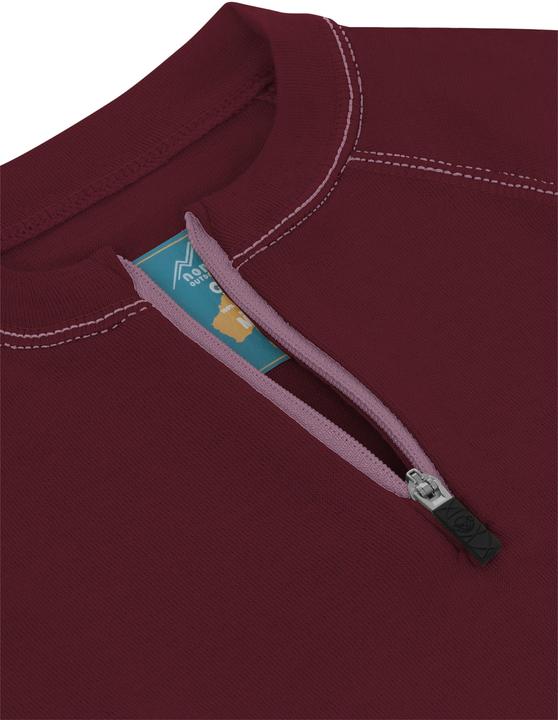 Produktbild Normani Kinder Merino Langarm mit 1/4 Zipper Nyapari - 9545 (146, 152)